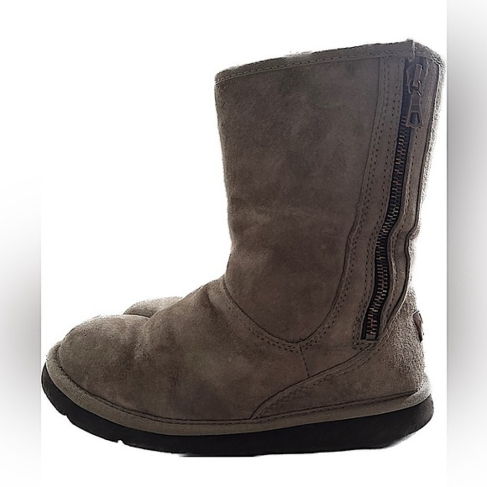 UGG Mayfaire Boots Uggs 5116 Side Zipper Women’s Size 7 Gray/Brown